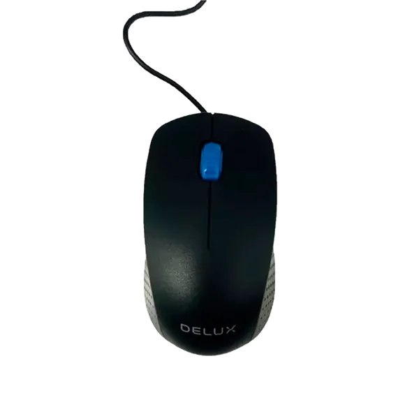 Mouse Alámbrico Delux Usb M139BU Negro
